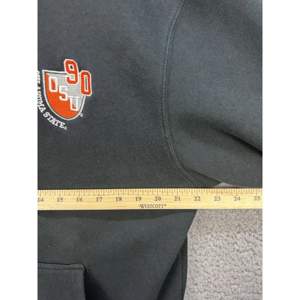 Jansport Oklahoma State University Cowboys Full Zip Sweater Sz Large Mock Neck